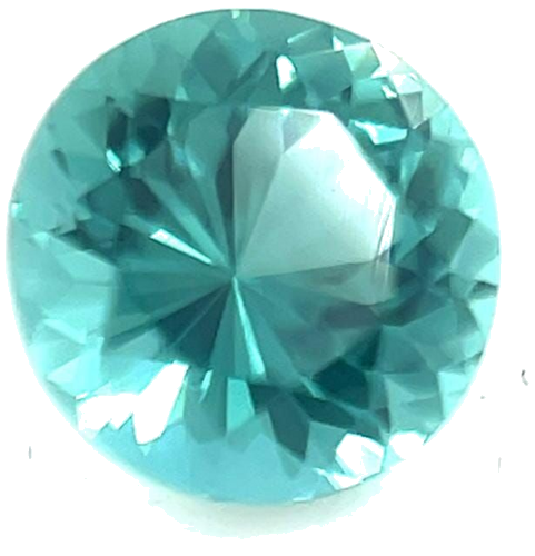 0.61 carat BLUE Round Tourmaline (1)