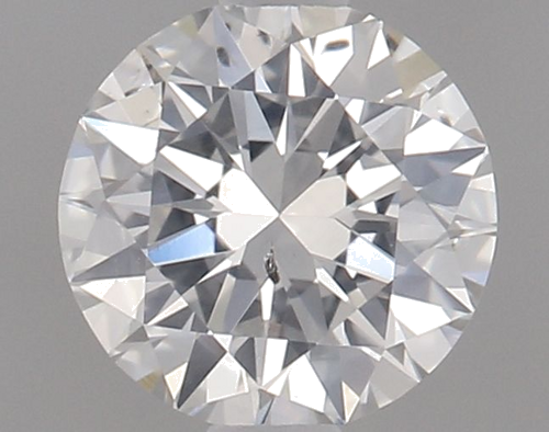 0.53 carat F-SI1 Excellent cut Natūralus Round Deimantas (1)