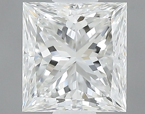 0.5 carat F-SI1 Natūralus Princess Deimantas (1)