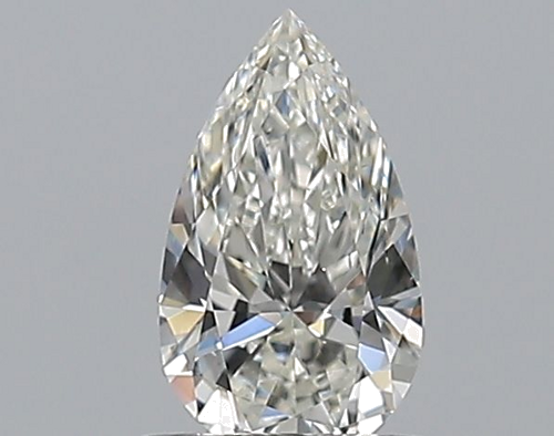 0.5 carat H-VS2 Natūralus Pear Deimantas (1)