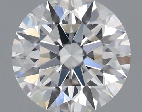 0.5 carat F-VVS1 Excellent cut Natūralus Round Deimantas (1)
