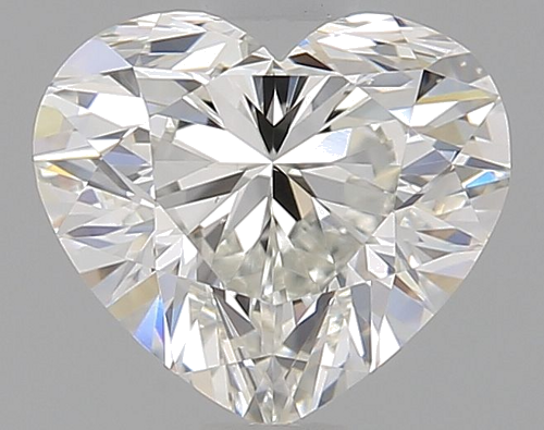 0.7 carat I-VS2 Natūralus Heart Deimantas (1)