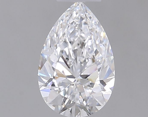 0.5 carat E-VVS2 Natūralus Pear Deimantas (1)