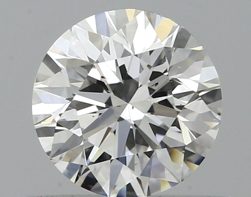 0.54 carat F-SI1 Excellent cut Natūralus Round Deimantas (1)