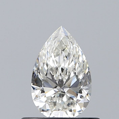 0.5 carat H-VS2 Natūralus Pear Deimantas (1)