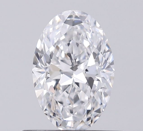 0.61 carat D-VVS1 Natūralus Oval Deimantas (1)