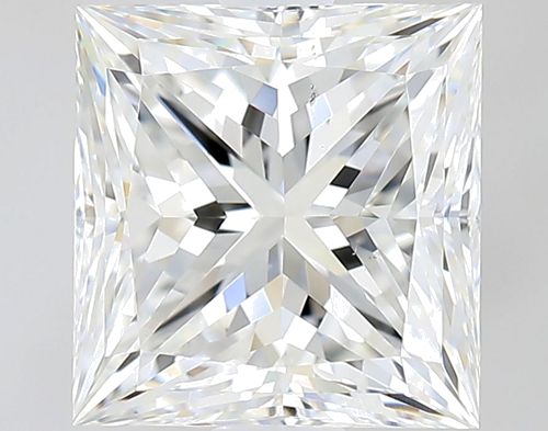 1.75 carat F-SI1 Natūralus Princess Deimantas (1)