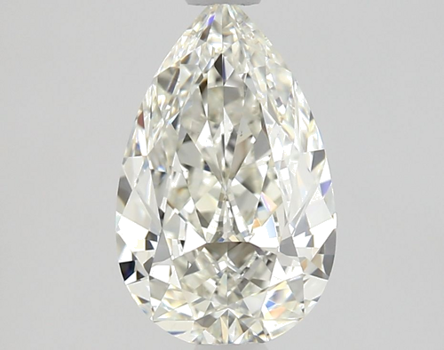 0.9 carat I-VS2 Natūralus Pear Deimantas (1)