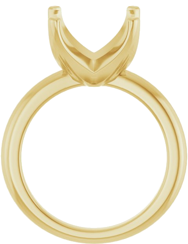Sužadėtuvių Žiedas „Solstice Solitaire®“ 14k yellow gold Round 13mm (2)