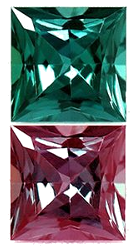 0.21 carat GREEN Square Alexandrite (1)