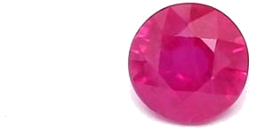 0.41 carat RED BRILLIANTSTEP cut Round Rubinas (1)