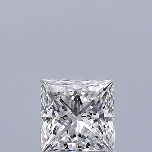 0.54 carat F-VVS1 Natūralus Princess Deimantas (1)