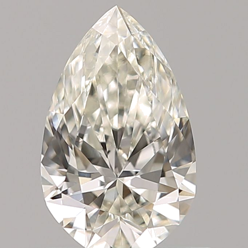 0.53 carat I-VVS1 Natūralus Pear Deimantas (1)