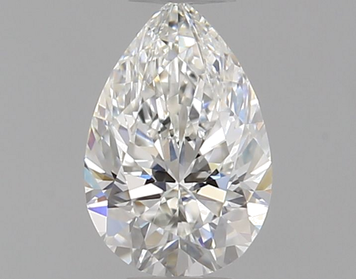 0.35 carat F-VVS2 Natūralus Pear Deimantas (1)