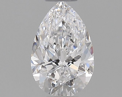 0.3 carat D-VVS2 Natūralus Pear Deimantas (1)