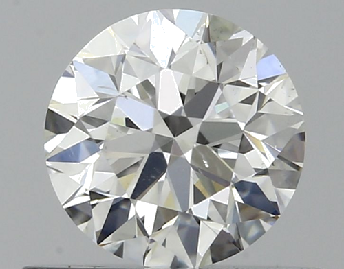 0.5 carat F-SI2 Very Good cut Natūralus Round Deimantas (1)
