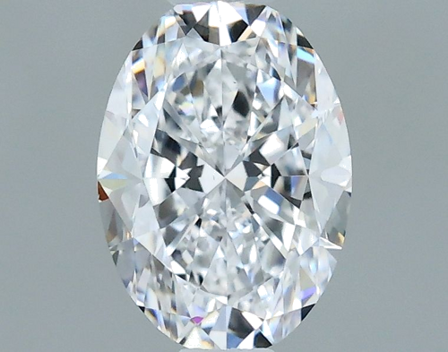 0.5 carat D-VS2 Natūralus Oval Deimantas (1)