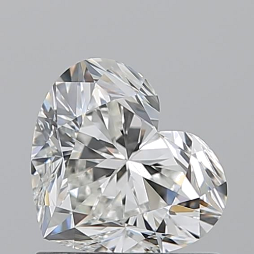 1.01 carat H-VS1 Natūralus Heart Deimantas (1)