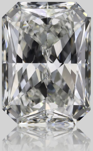 1.7 carat H-VVS2 Natūralus Radiant Deimantas (1)