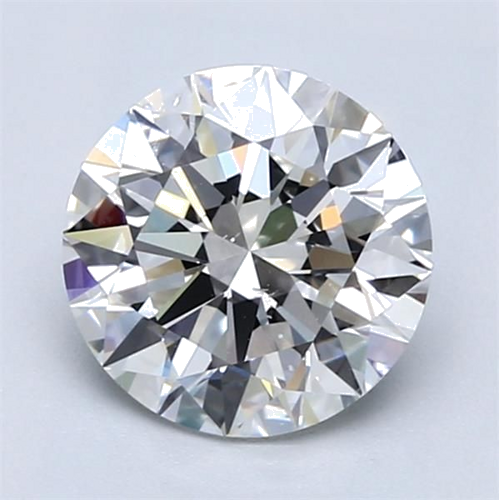 2.01 carat F-SI1 Excellent cut Natūralus Round Deimantas (1)