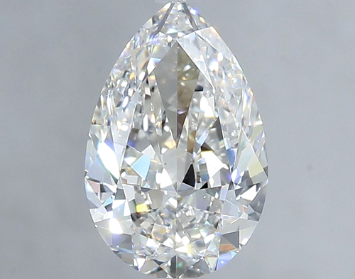 2.01 carat D-VS2 Natūralus Pear Deimantas (1)