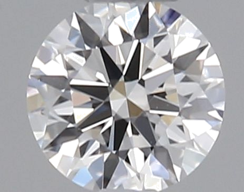 0.19 carat E-VVS2 Excellent cut Natūralus Round Deimantas (1)