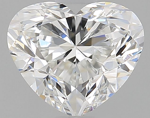 0.9 carat G-VS2 Natūralus Heart Deimantas (1)