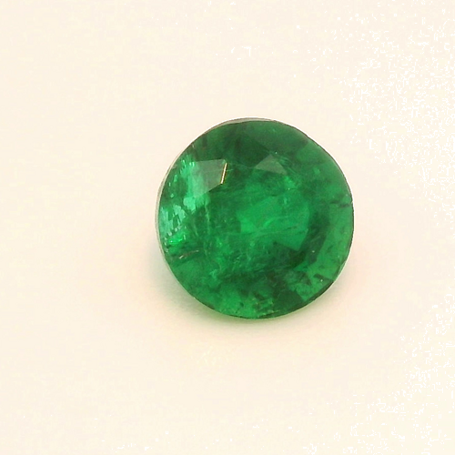 0.51 carat GREEN Round Smaragdas (1)