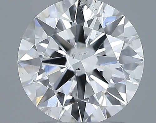 0.5 carat G-SI2 Excellent cut Natūralus Round Deimantas (1)