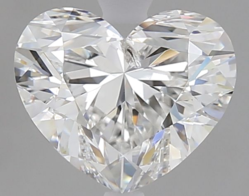 2.07 carat F-SI2 Natūralus Heart Deimantas (1)