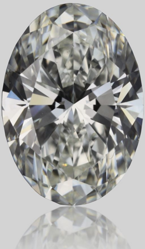 0.5 carat H-VVS2 Natūralus Oval Deimantas (1)