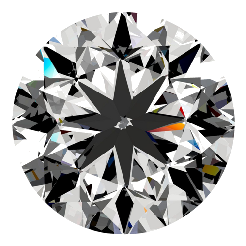 0.4 carat E-VS1 GD cut Natūralus Round Deimantas (1)