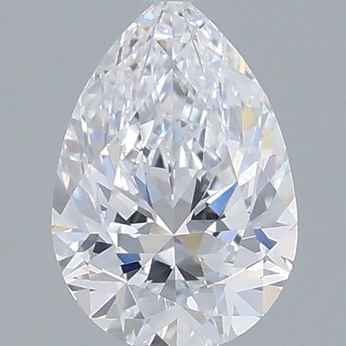 0.5 carat D-VS2 Natūralus Pear Deimantas (1)