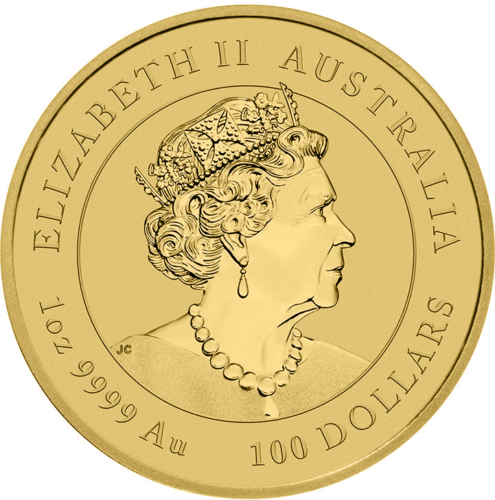 1 oz Truša gads 2023 (Lunārs III) Austrālija Zelta monēta (2)