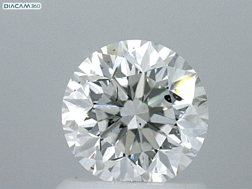 1.0 carat F-SI2 GD cut Natūralus Round Deimantas (1)