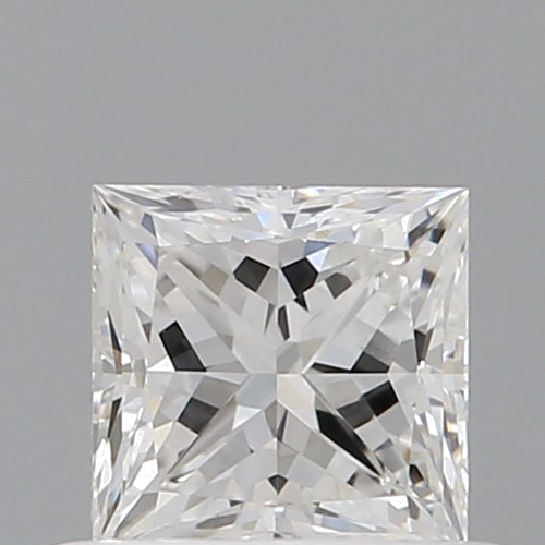 0.48 carat E-VVS2 Natūralus Princess Deimantas (1)