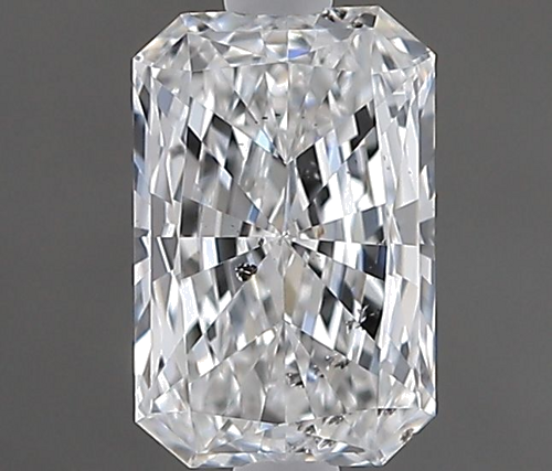 0.5 carat E-SI2 Natūralus Radiant Deimantas (1)