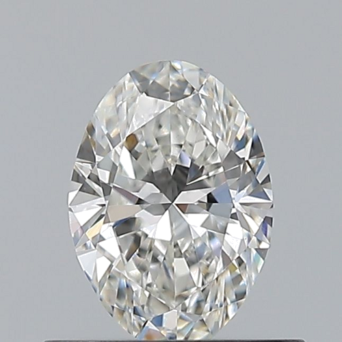 0.5 carat G-VS2 Natūralus Oval Deimantas (1)
