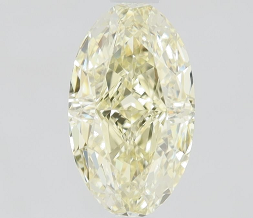 0.7 carat Fancy Yellow-VS1 Natūralus Oval Deimantas (1)
