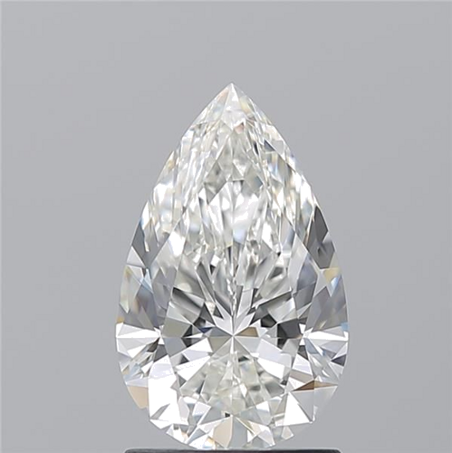1.5 carat H-VVS1 Natūralus Pear Deimantas (1)
