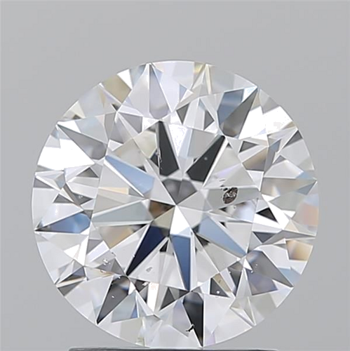 2.08 carat D-SI2 Excellent cut Natūralus Round Deimantas (1)