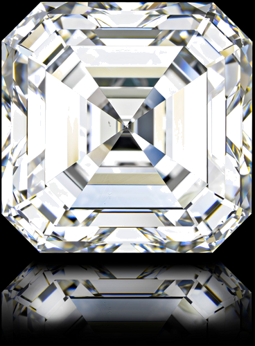6.59 carat J-VS1 Natūralus Asscher Deimantas (1)