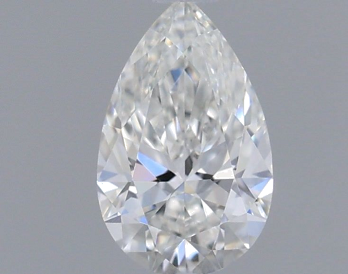 0.31 carat F-VVS1 Natūralus Pear Deimantas (1)
