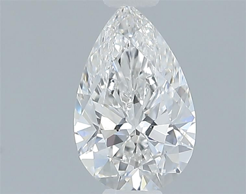 0.35 carat F-VS1 Natūralus Pear Deimantas (1)