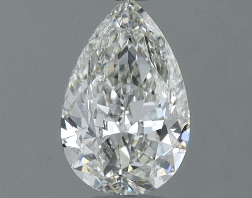 0.6 carat I-VS2 Natūralus Pear Deimantas (1)