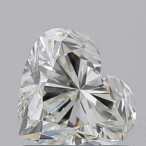1.03 carat K-VS1 Natūralus Heart Deimantas (1)