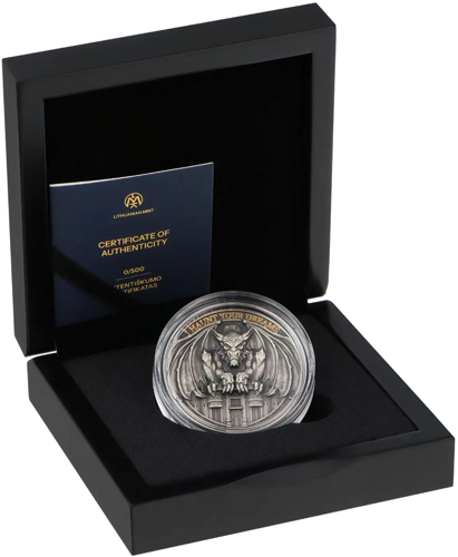 2 oz Охотник за снами 2000 франков Камерун 2024 серебряная монета (3)