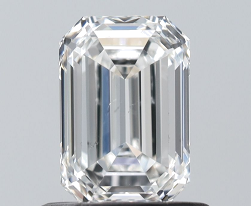 0.82 carat F-SI1 Natūralus Emerald Deimantas (1)