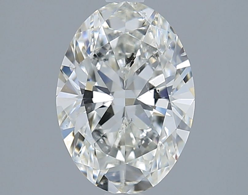 2.0 carat G-SI2 Natūralus Oval Deimantas (1)