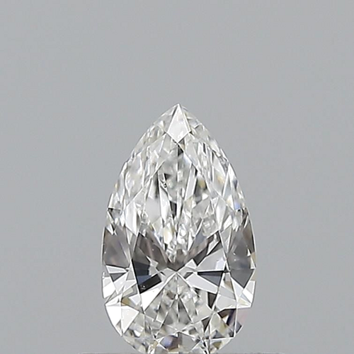 0.5 carat F-SI1 Natūralus Pear Deimantas (1)